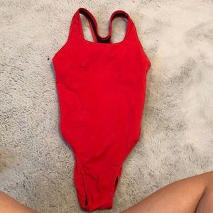 Size 34 lifeguarding one piece swimsuit.